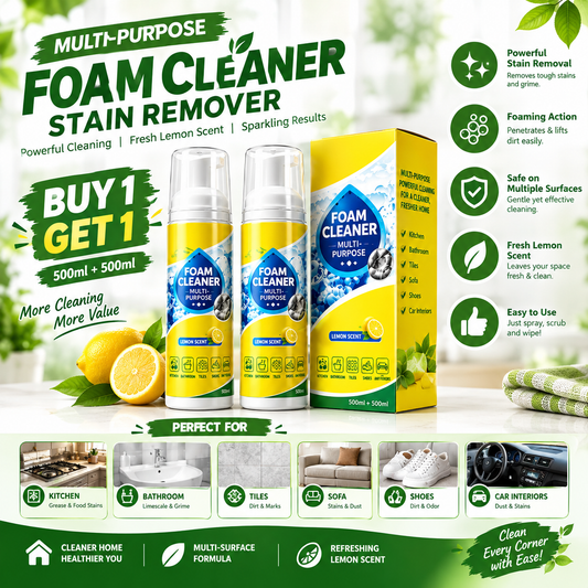 Foam Cleaner Multipurpose Stain Remover – Buy 1 Get 1